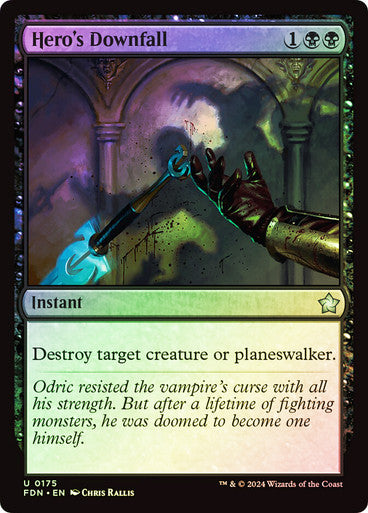 Hero's Downfall Foil