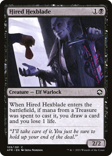 Hired Hexblade (Spanish)
