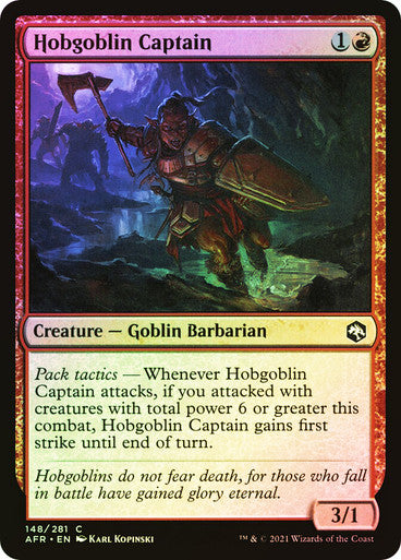 Hobgoblin Captain Foil
