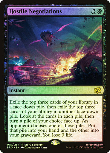 Hostile Negotiations Foil