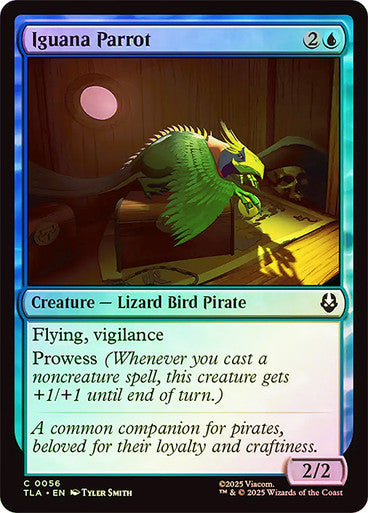 Iguana Parrot Foil
