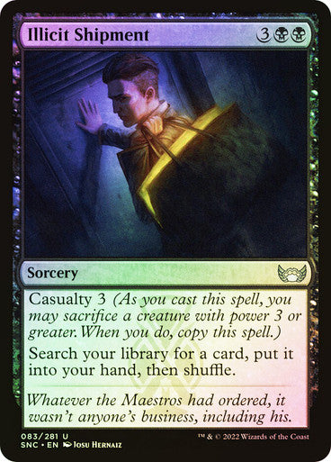 Illicit Shipment Foil