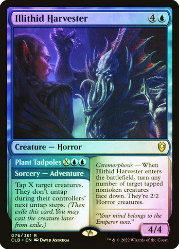 Illithid Harvester // Plant Tadpoles Foil