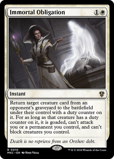 Immortal Obligation