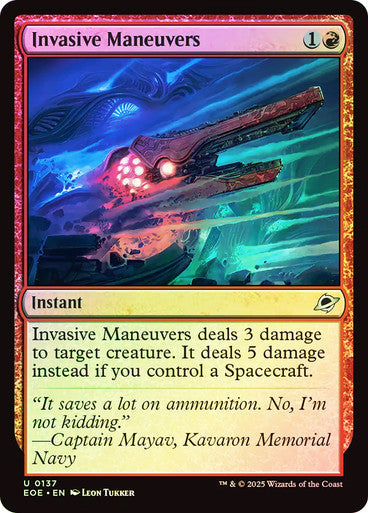 Invasive Maneuvers Foil