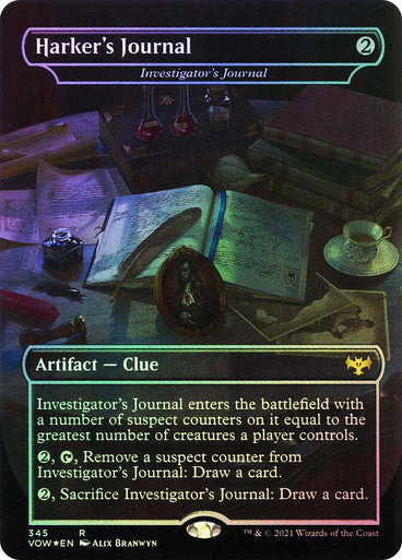 Investigator's Journal (Harker's Journal) Foil