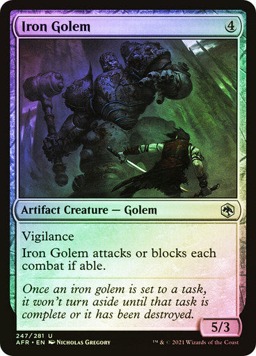 Iron Golem Foil