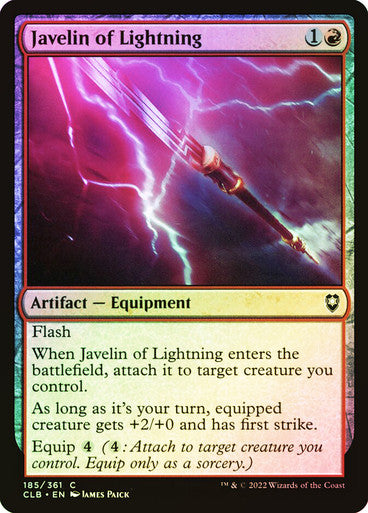Javelin of Lightning Foil