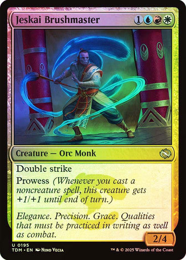 Jeskai Brushmaster Foil