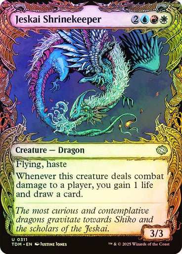Jeskai Shrinekeeper (Showcase) Foil
