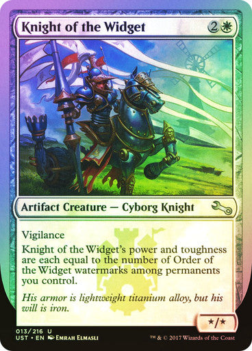 Knight of the Widget Foil