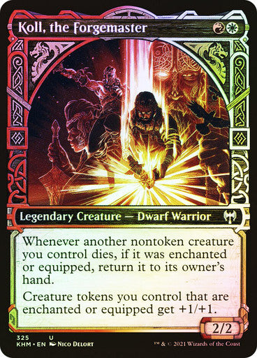 Koll, the Forgemaster (Showcase) Foil