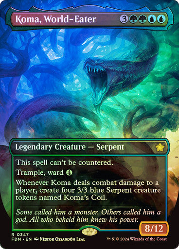 Koma, World-Eater (Borderless) Foil