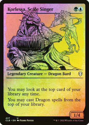 Korlessa, Scale Singer (Showcase) Foil