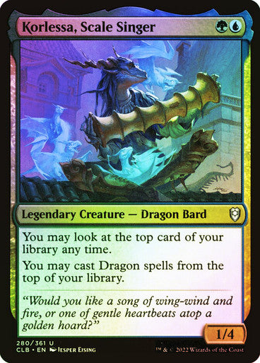 Korlessa, Scale Singer Foil