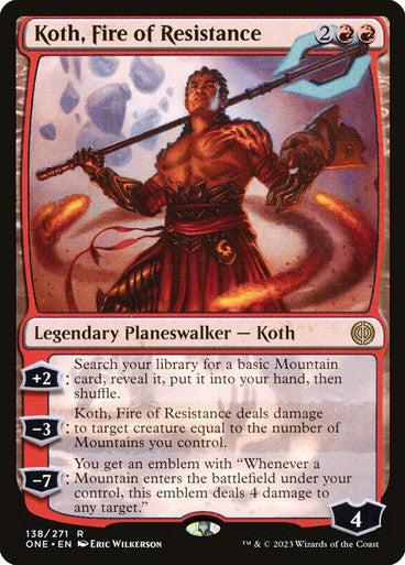 Koth, Fire of Resistance (Spanish)