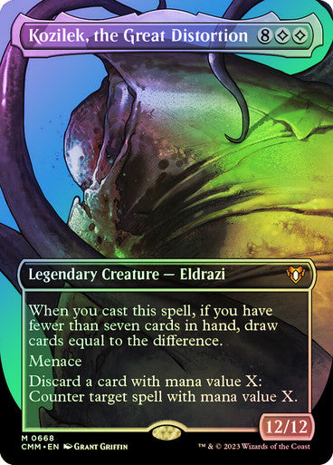 Kozilek, the Great Distortion (Borderless) Foil