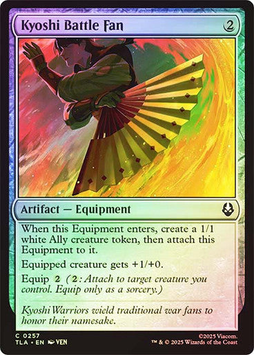 Kyoshi Battle Fan Foil