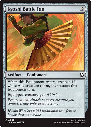 Kyoshi Battle Fan (Spanish)