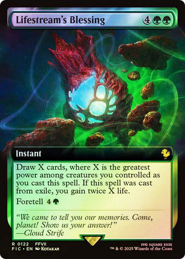 Lifestream's Blessing (Extended Art) Foil