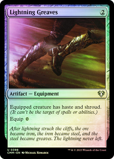 Lightning Greaves Foil