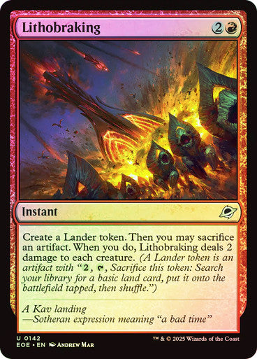 Lithobraking Foil
