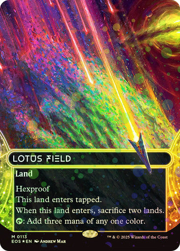 Lotus Field (Borderless) Galaxy Foil