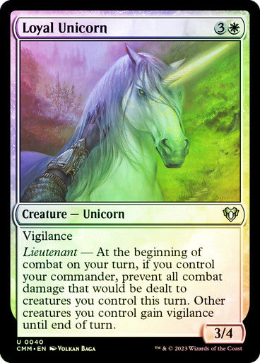Loyal Unicorn Foil
