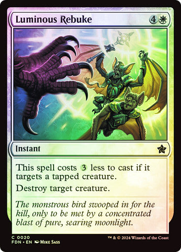 Luminous Rebuke Foil