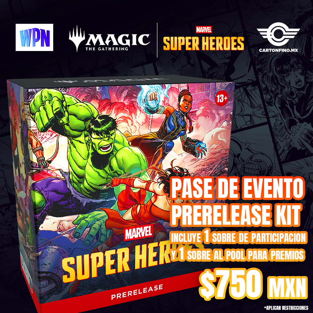 Pase de Evento: Marvel Super Heroes Prerelease