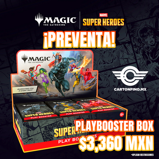 PREVENTA Marvel Super Heroes Play Booster Box