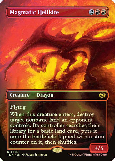 Magmatic Hellkite // Magmatic Hellkite (Reversible) Foil