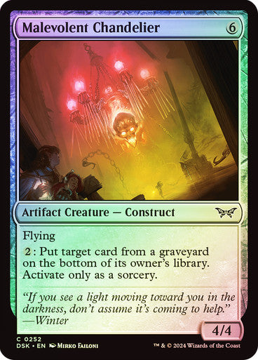 Malevolent Chandelier Foil