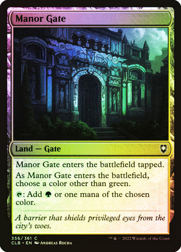 Manor Gate Foil