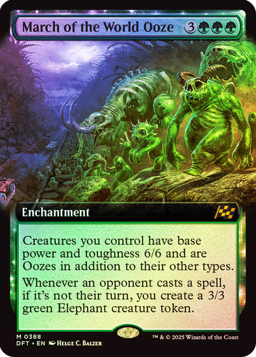 March of the World Ooze (Extended Art) Foil
