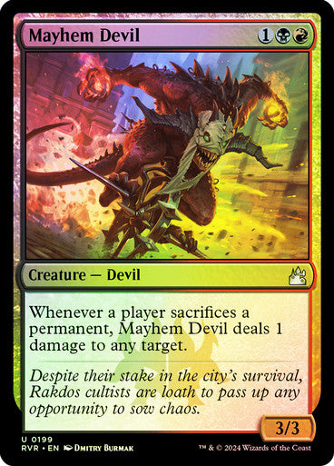 Mayhem Devil Foil