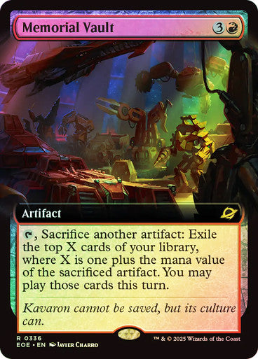Memorial Vault (Extended Art) Foil