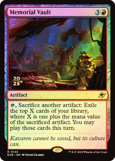 Memorial Vault (Prerelease) Foil