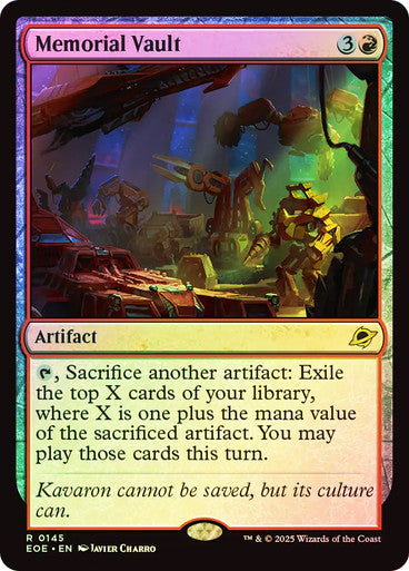 Memorial Vault Foil