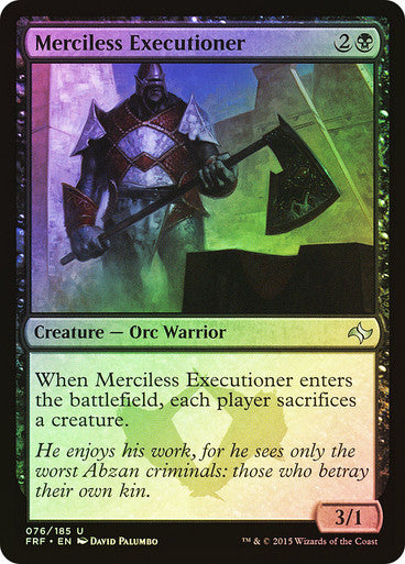 Merciless Executioner Foil