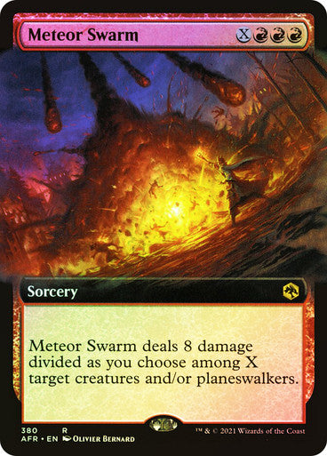 Meteor Swarm (Extended Art) Foil