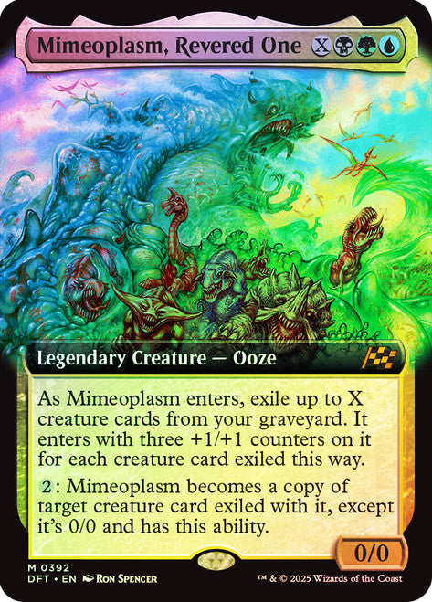 Mimeoplasm, Revered One - (Extended Art) - Foil