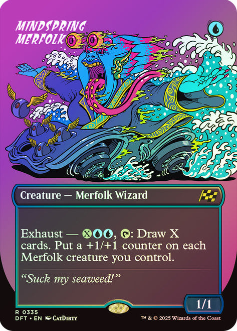 Mindspring Merfolk - (Borderless) - Foil