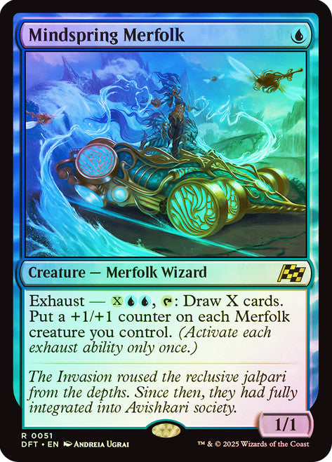 Mindspring Merfolk - Foil