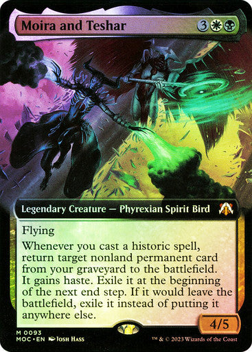 Moira and Teshar (Extended Art) Foil