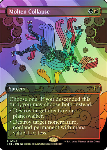 Molten Collapse (Borderless) Foil