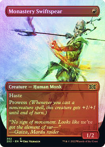 Monastery Swiftspear (Borderless) Foil
