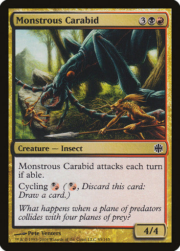 Monstrous Carabid (Spanish)
