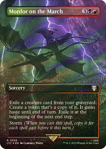 Mordor on the March (Borderless) Surge Foil
