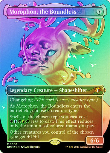 Morophon, the Boundless (Borderless) Textured Foil